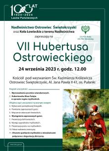 Zaproszenie na VII Hubertua Ostrowieckiego